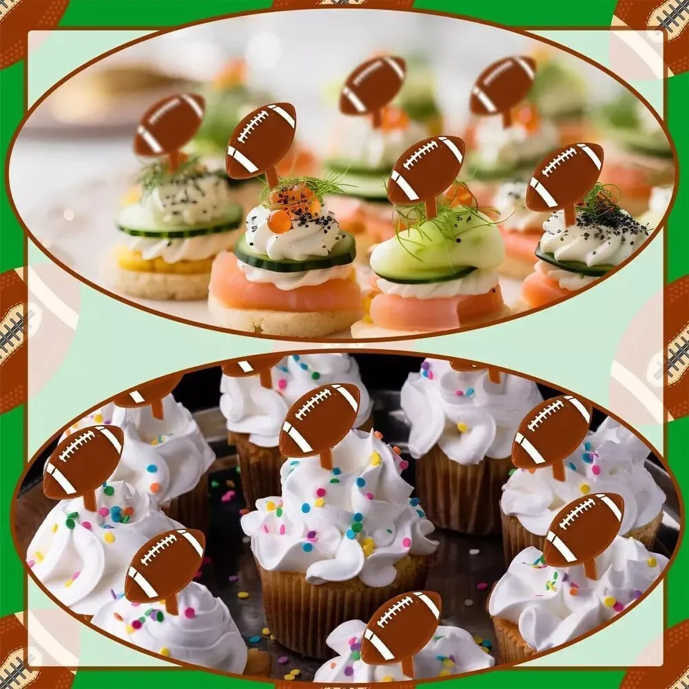 Football Molded Party Picks Football Cocktail Picks 300 PCS pack